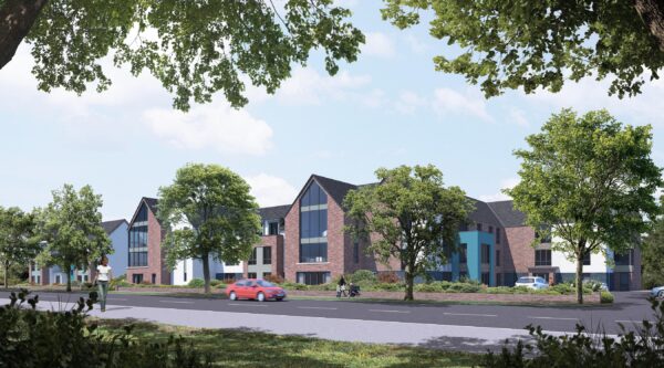 A CGI of the new care home in Leamington